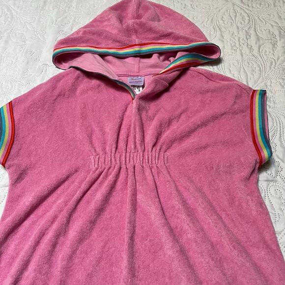 Hanna Andersson Terry Hoodie Swim Coverup Size 6/7 - Picture 5 of 5